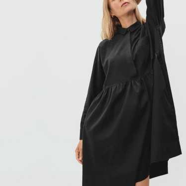 NEW Everlane Black The Field Long Sleeve Button S… - image 1