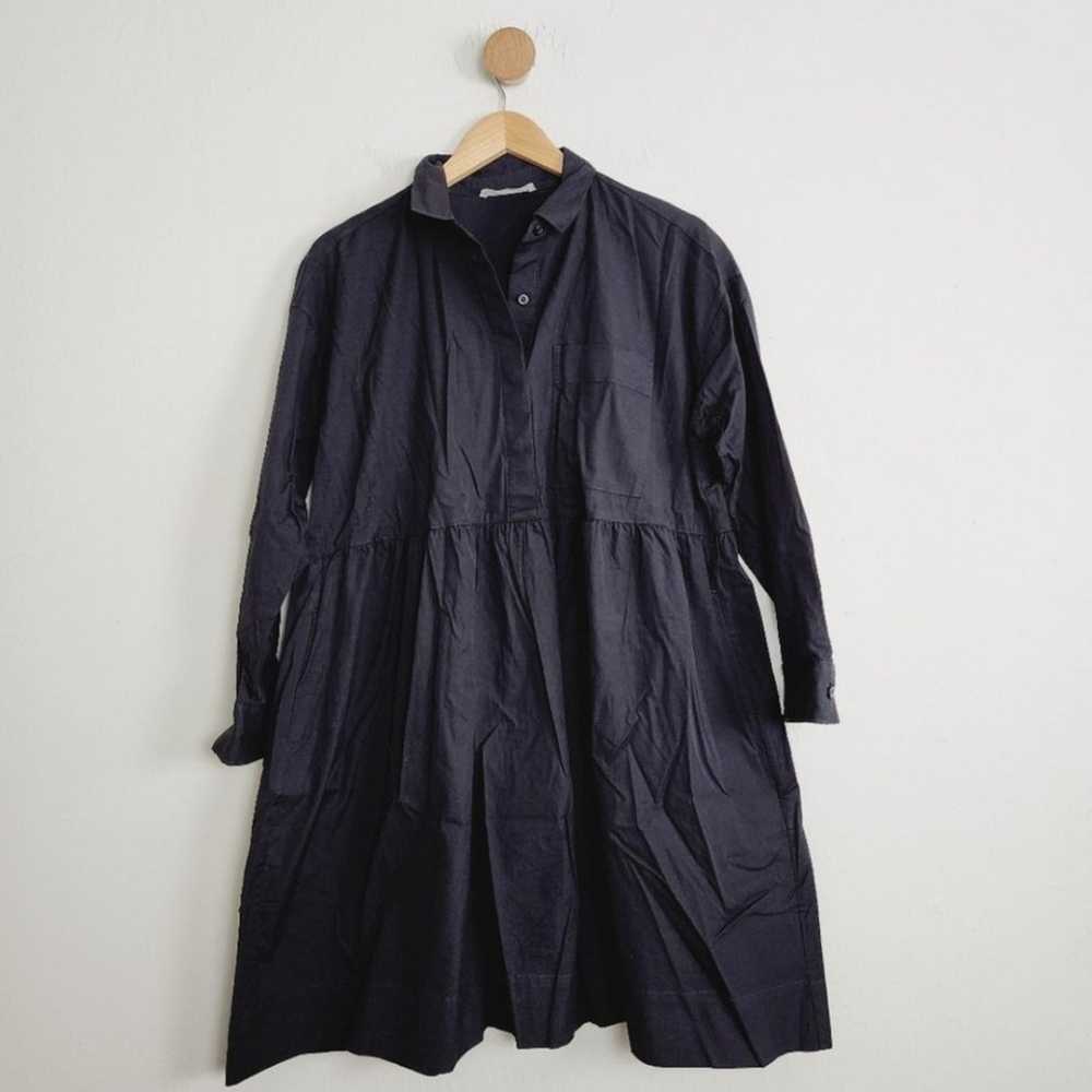 NEW Everlane Black The Field Long Sleeve Button S… - image 5