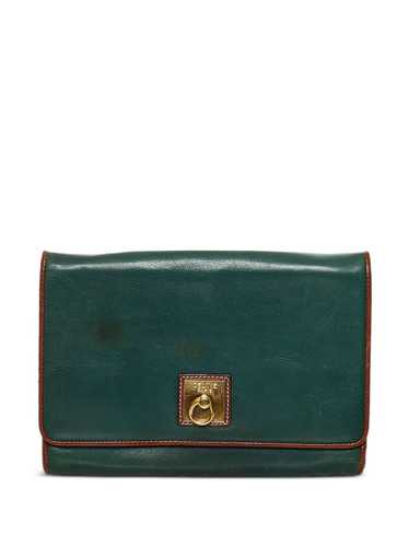 Céline Pre-Owned Leather clutch bag - Green - image 1