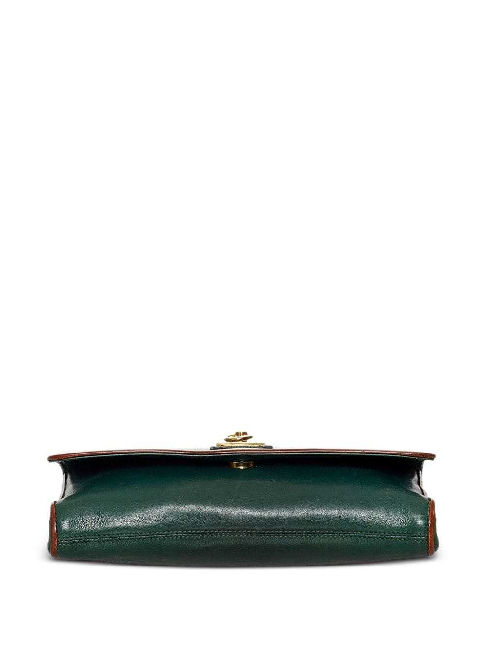 Céline Pre-Owned Leather clutch bag - Green - image 4