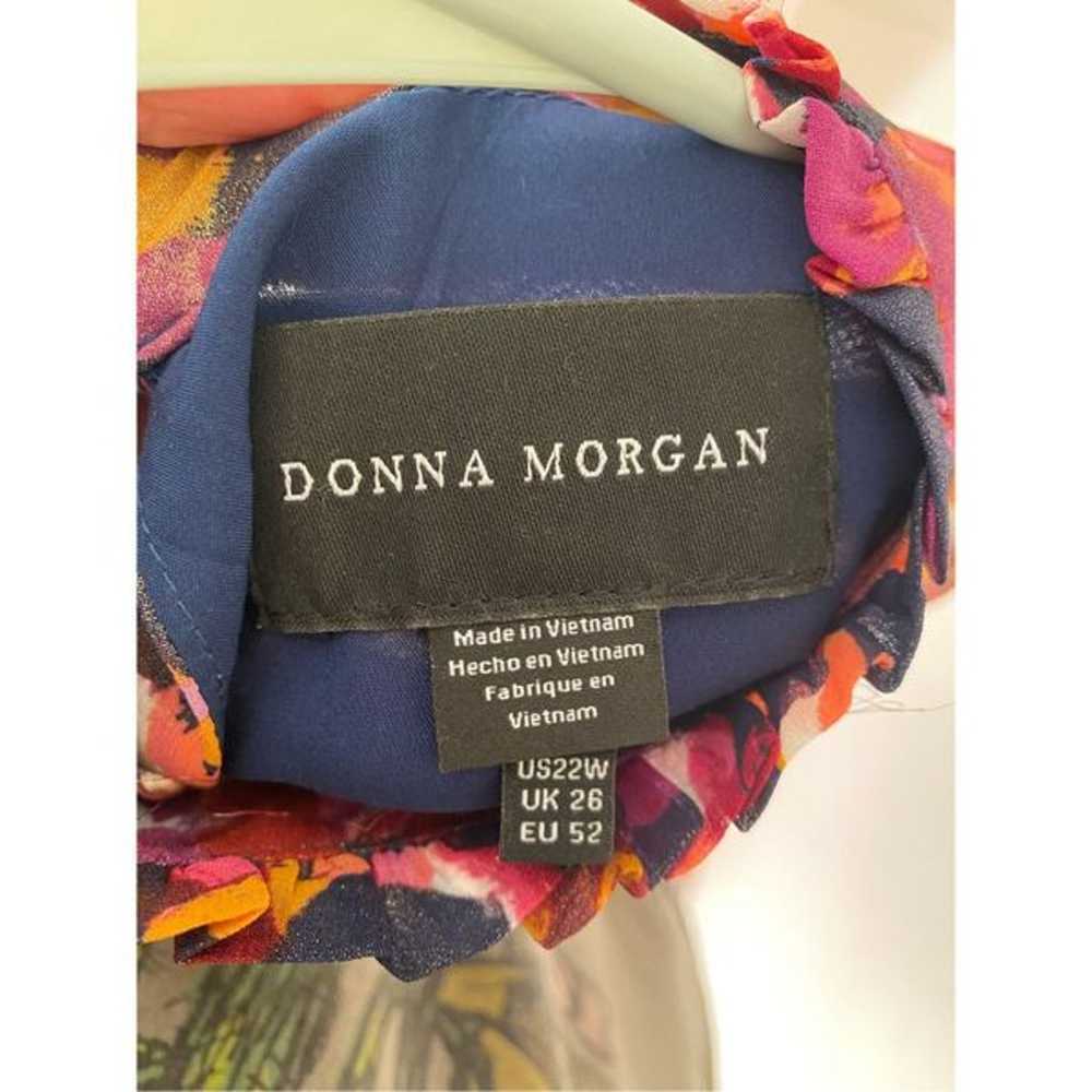 NEW Donna Morgan Abstract Print Long Sleeve Maxi … - image 7