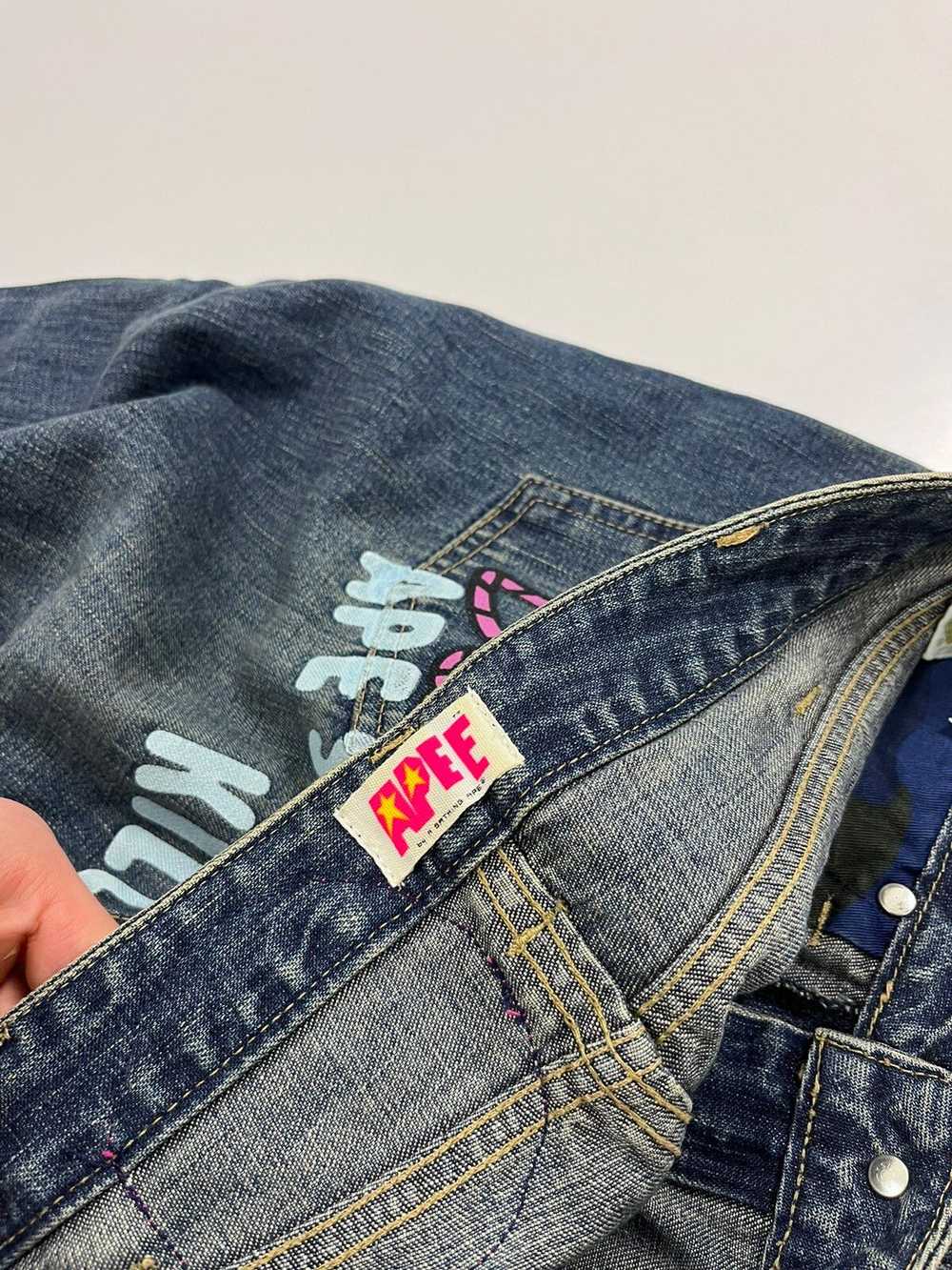 Bape Apee Champion Logo Denim - image 4