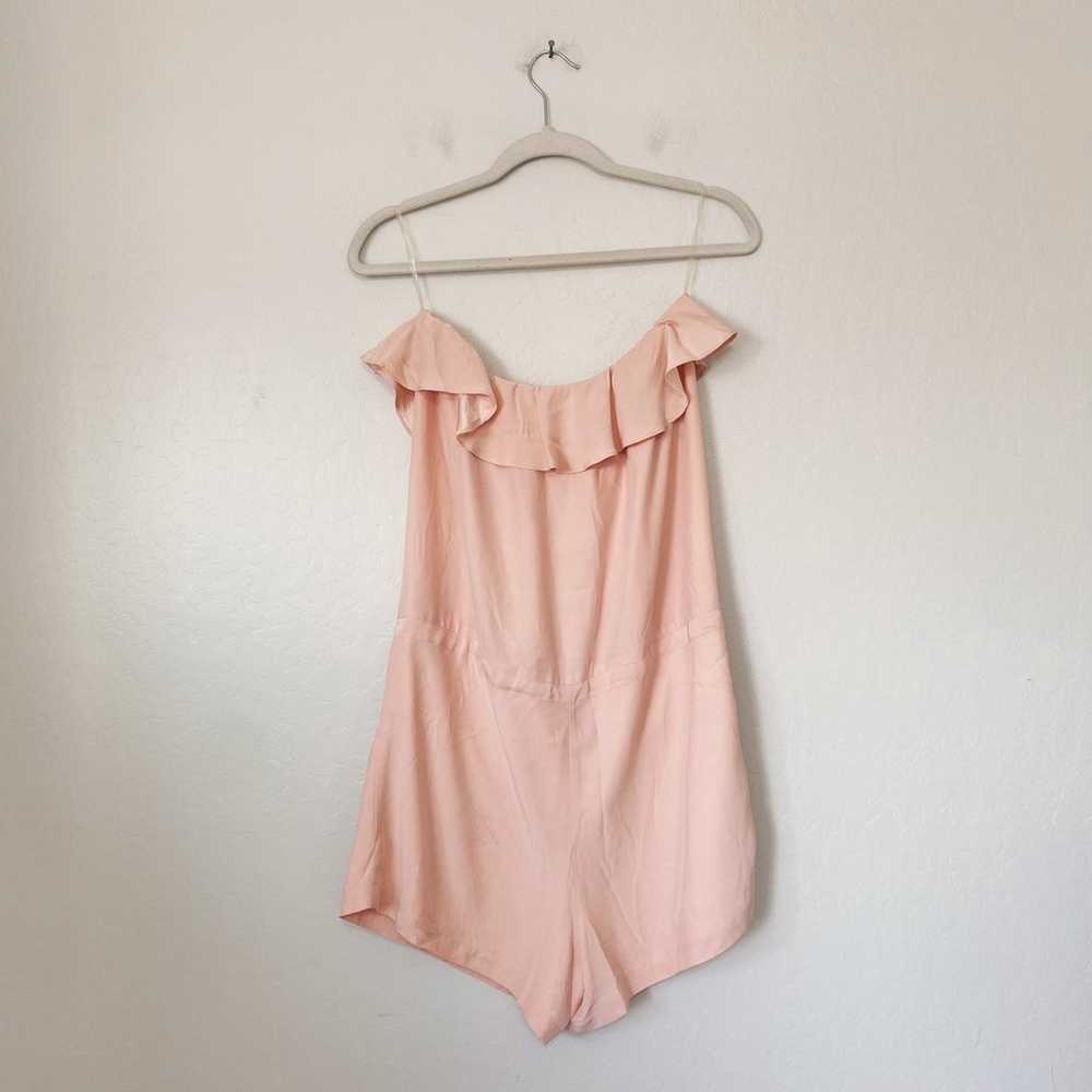 Amanda Uprichard Blush Pink Tube Shorts Romper wi… - image 4