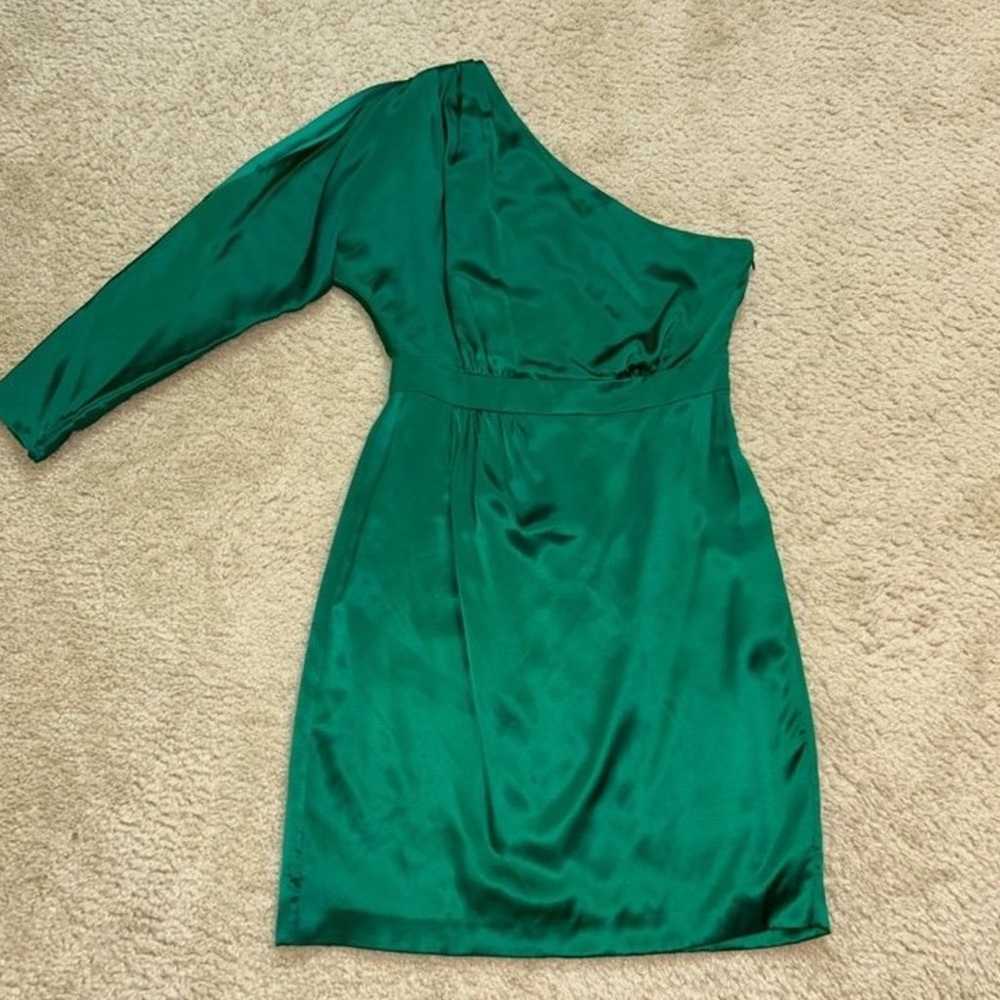 Trina Turk Silk Emerald Green Dress - image 9