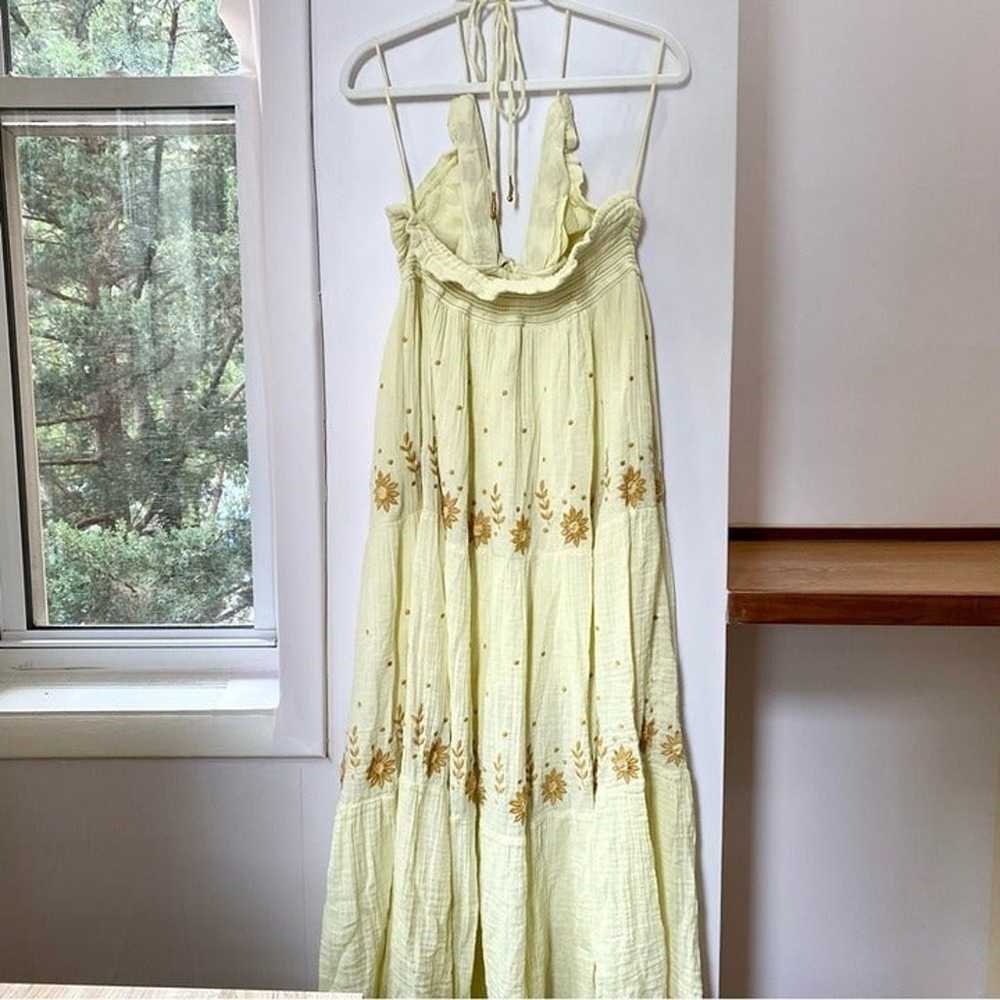 New Free People Real Love Embroidered Dress Maxi … - image 7