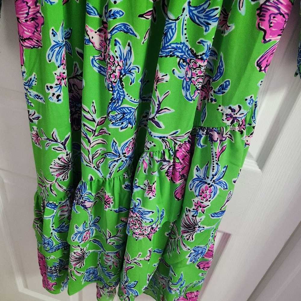 Lilly Pulitzer Gecko Green Brewsters Blooms Crist… - image 6