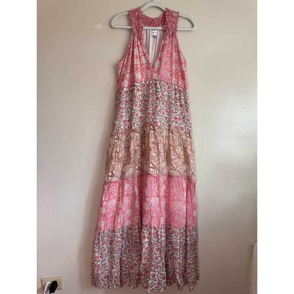 SAYLOR pink tiered midi Women's Aaryn  Dress size… - image 7