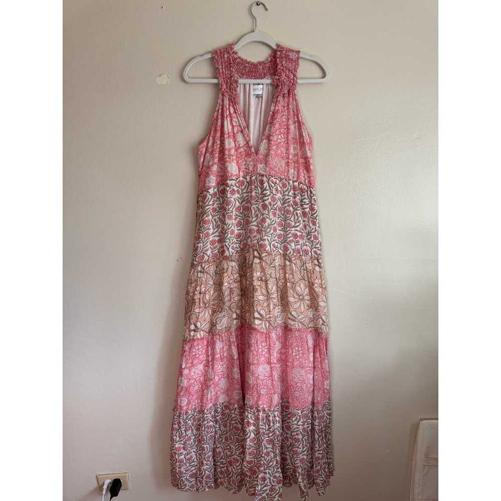 SAYLOR pink tiered midi Women's Aaryn  Dress size… - image 8