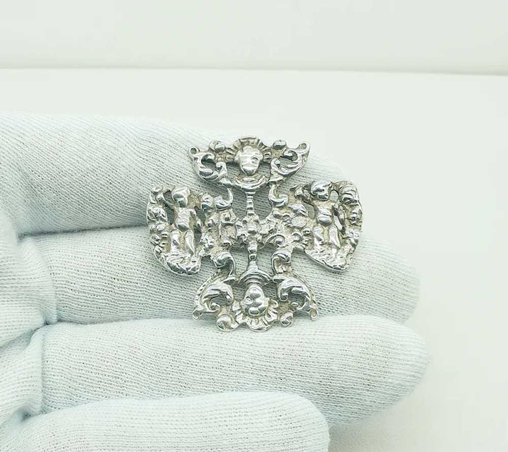 Beautiful Antique Victorian High Gothic Solid Ste… - image 11