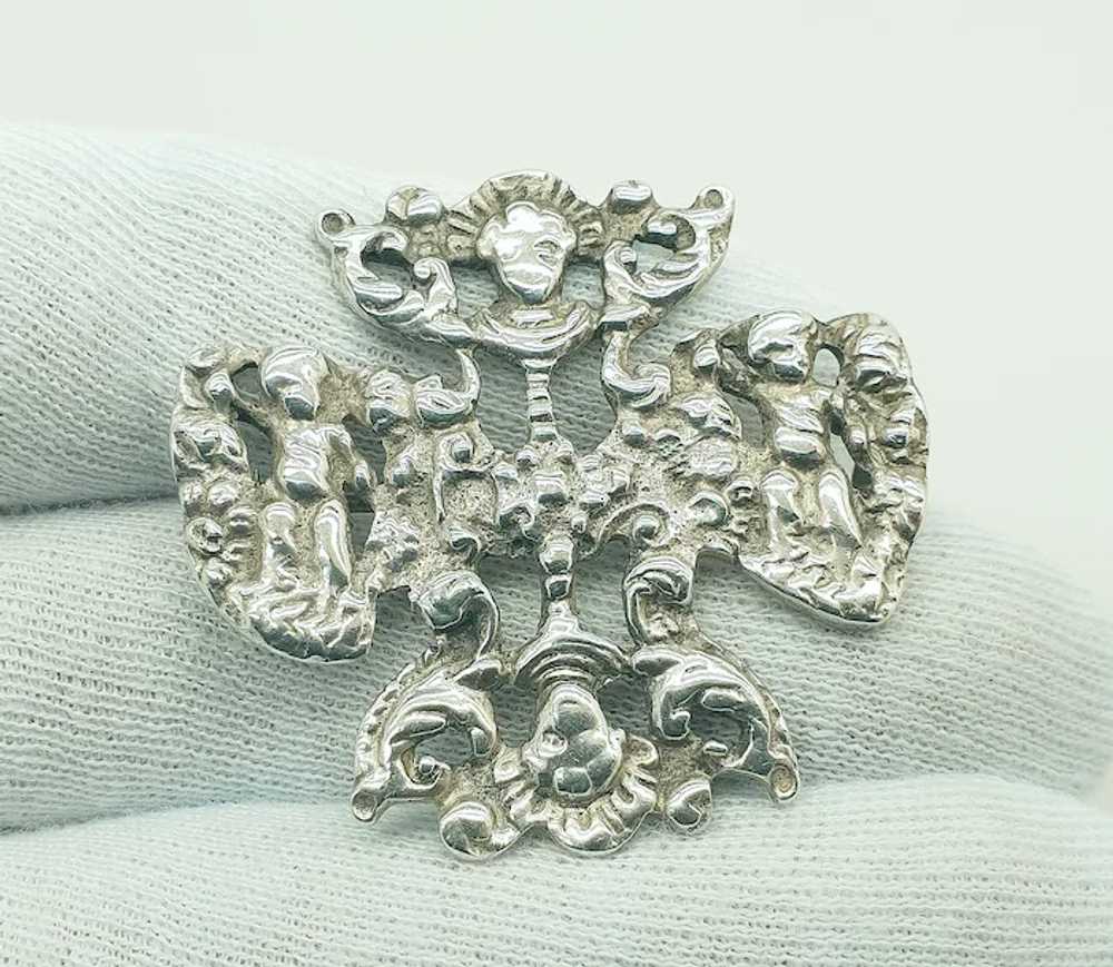 Beautiful Antique Victorian High Gothic Solid Ste… - image 12