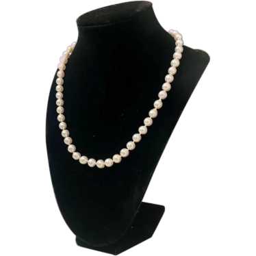 Cultured Pearls Vintage Necklace - image 1