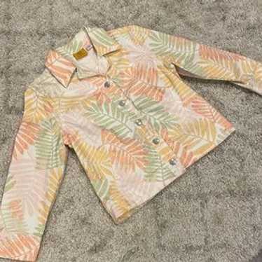 Ruby Rd 3/4 Sleeve Button Front Jacket - image 1