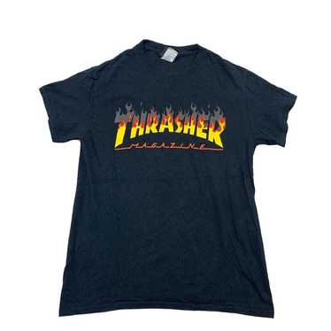 Thrasher Magazine Skateboarding Tee Thrifted Vint… - image 1