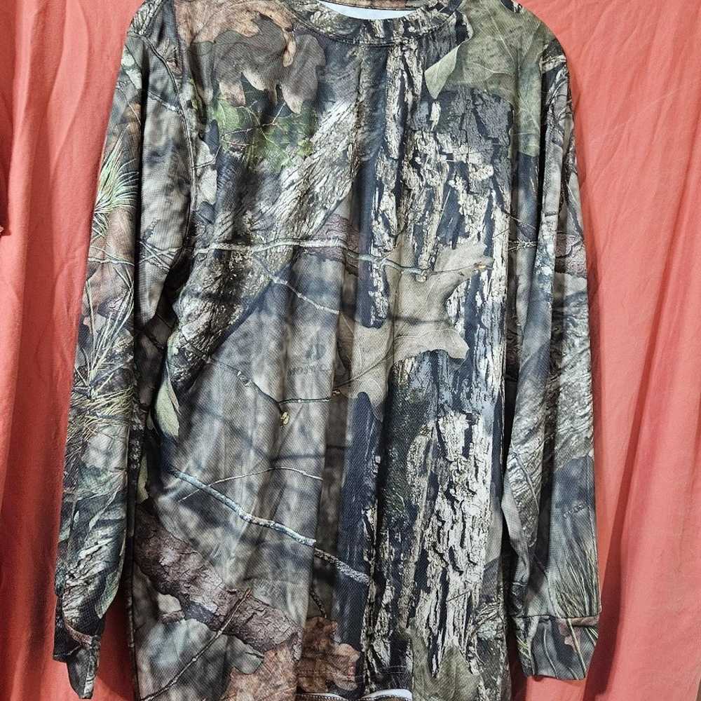 Mens Rustic Ridge Large Long Sleeve Camouflage Sh… - image 1