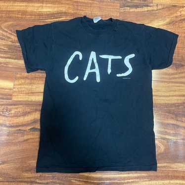 Vintage 80s CATS broadway Musical T SHIRT tee USA 50/… - Gem