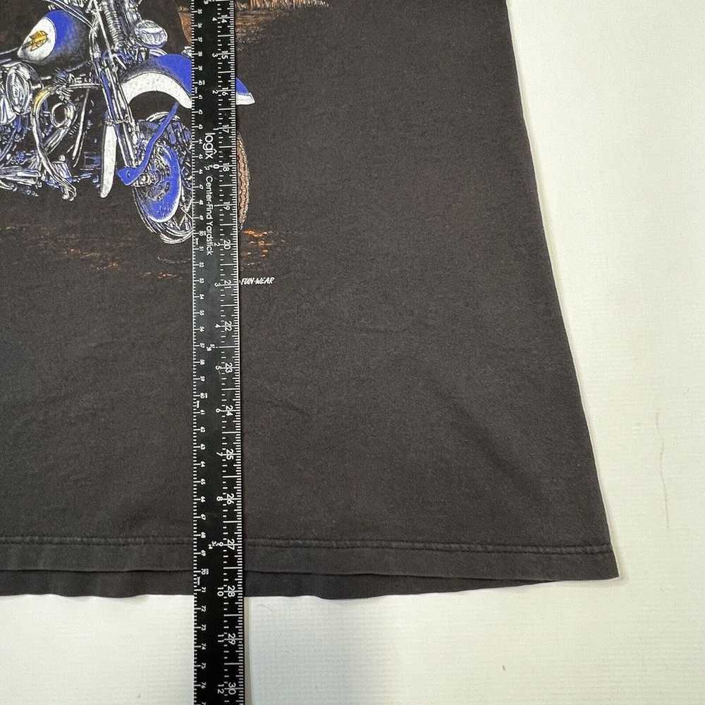 Vtg 90s Harley Davidson Fun Wear Single Stitch Te… - image 5