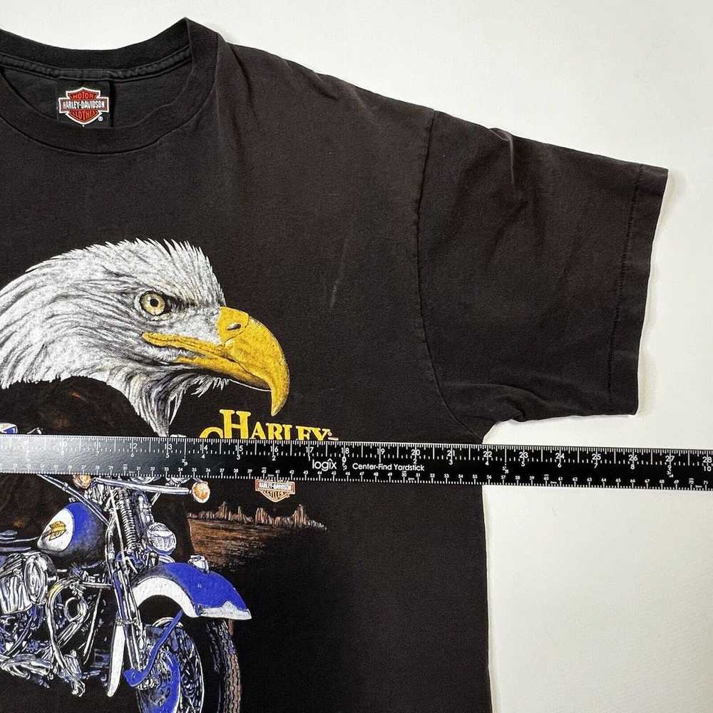 Vtg 90s Harley Davidson Fun Wear Single Stitch Te… - image 6