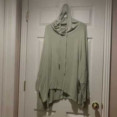 Sage Color Hoodie With Side Slits By Andree By Un… - image 1