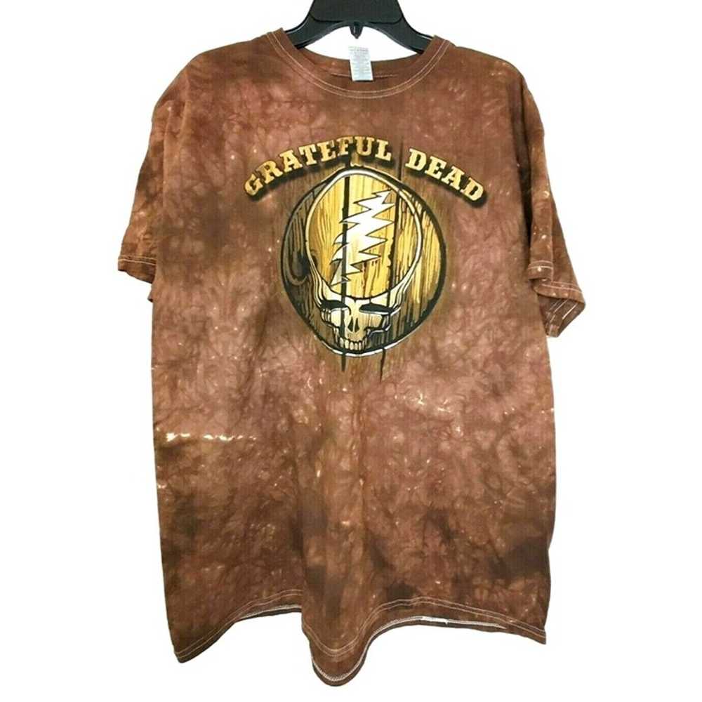 Brown Grateful Dead Reprint Tye Dye Gildan Heavy … - image 1