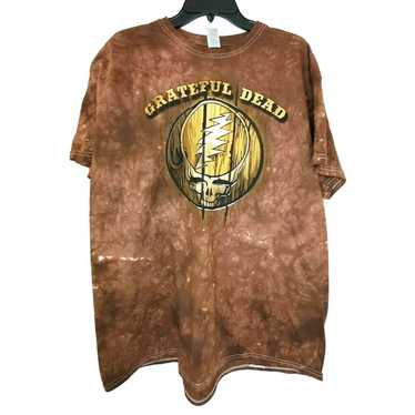 Brown Grateful Dead Reprint Tye Dye Gildan Heavy … - image 1