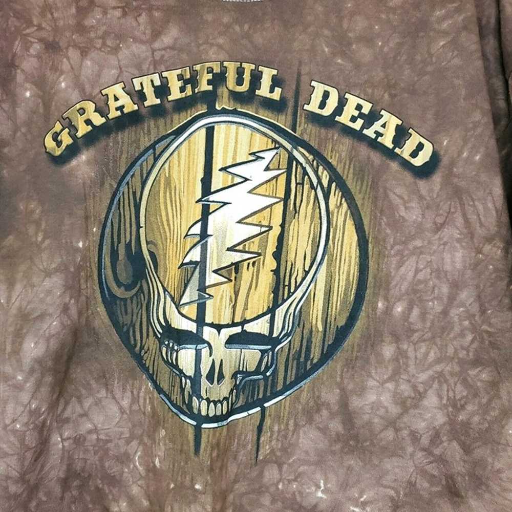 Brown Grateful Dead Reprint Tye Dye Gildan Heavy … - image 4