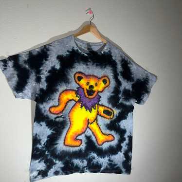 Handmade Tie Dye Dancing Bear Shirt - image 1