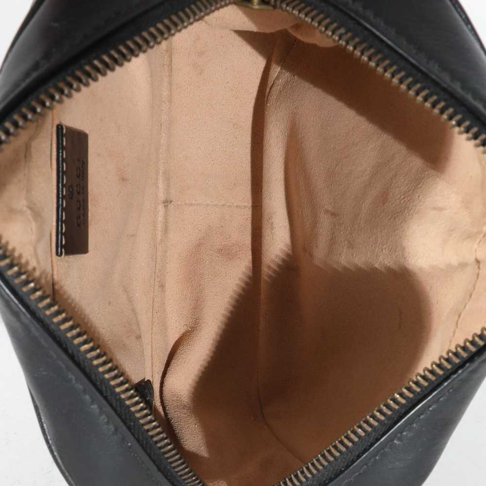 Gucci Gucci Black Matelassé GG Marmont Mini Bag - image 8