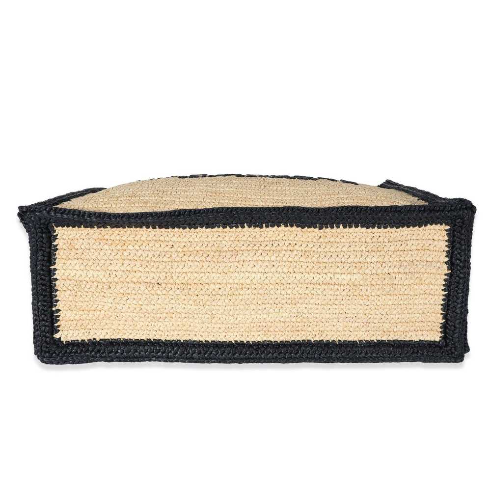 Yves Saint Laurent Saint Laurent Beige Raffia Riv… - image 4