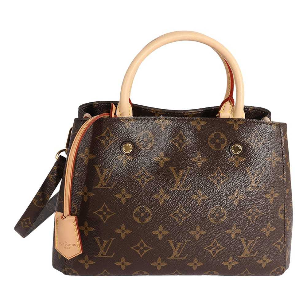 Louis Vuitton Montaigne leather handbag - image 1