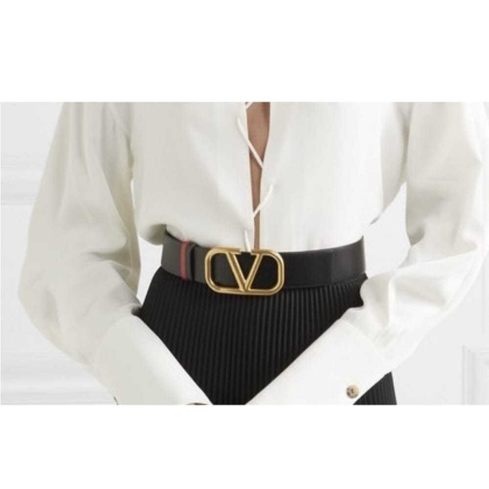Valentino Garavani VLogo leather belt - image 3
