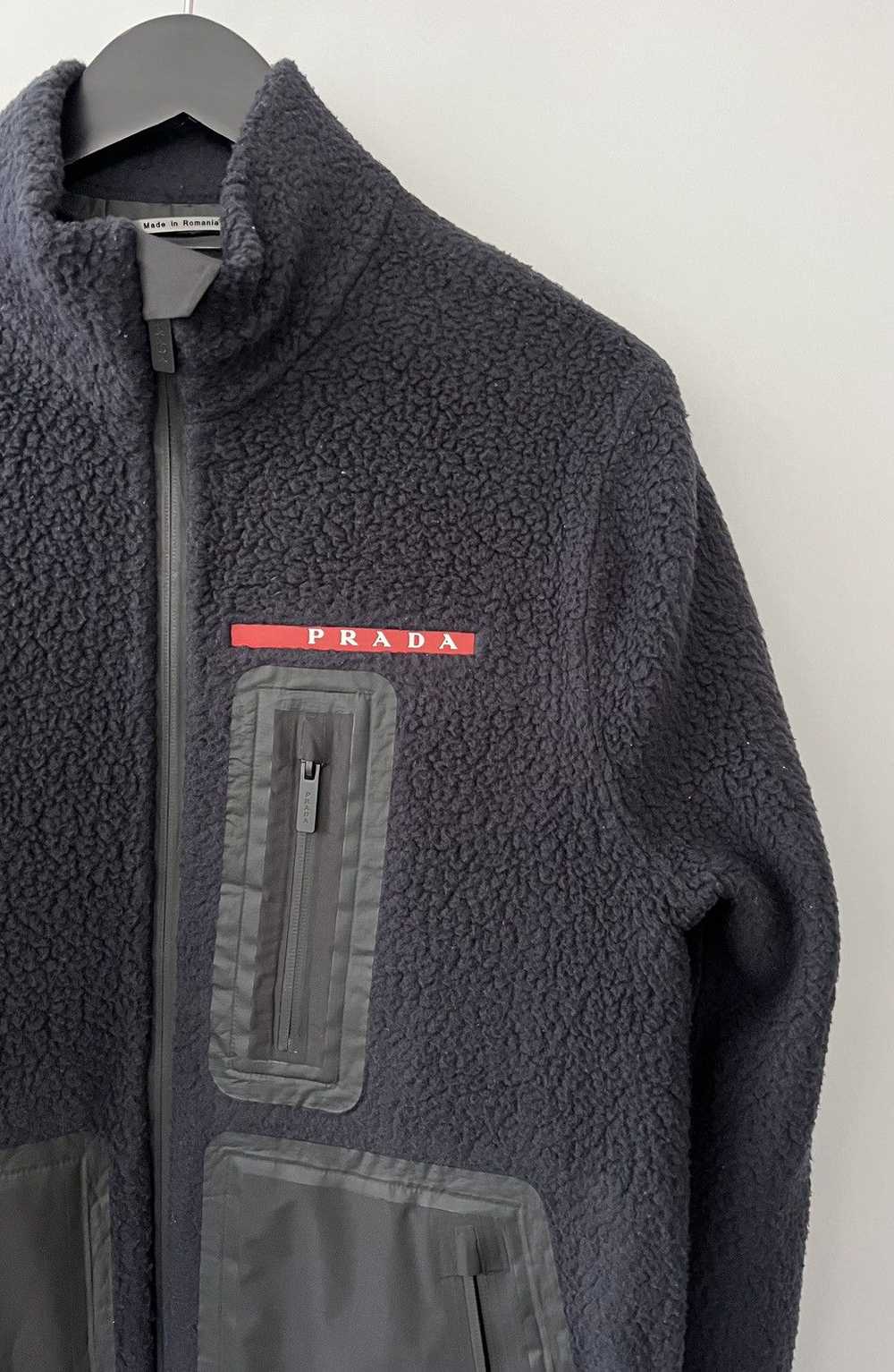 Prada Prada Recycled fleece technical jacket - image 4