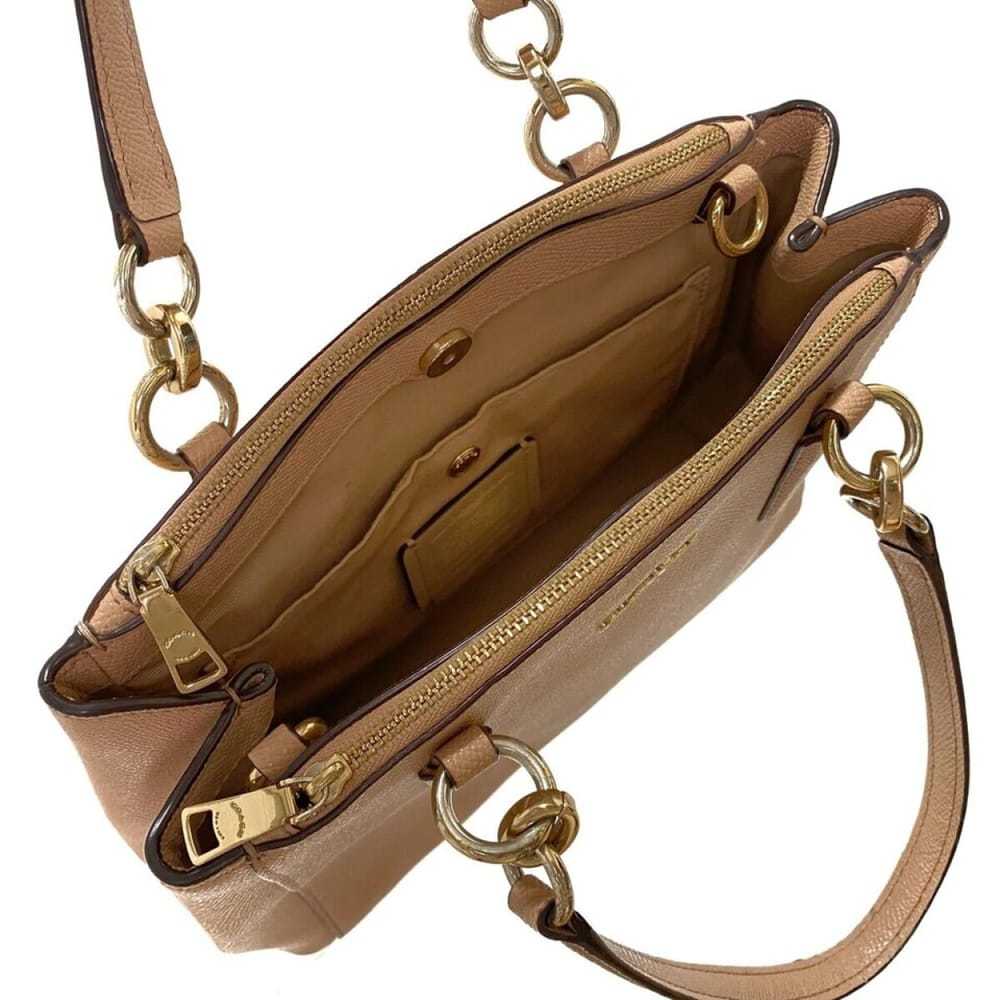 Coach Cartable mini sierra leather handbag - image 5