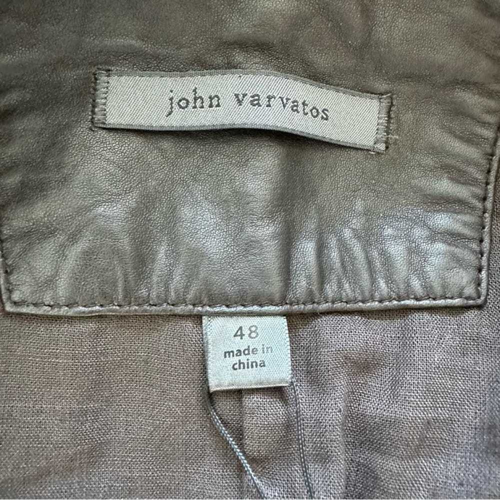 John Varvatos Leather jacket - image 8