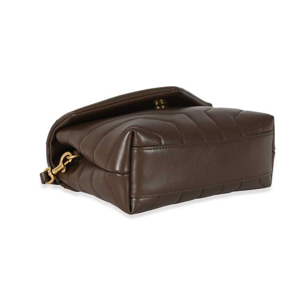 Yves Saint Laurent Saint Laurent Brown Quilted Le… - image 6