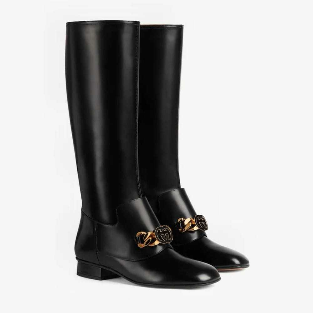 Gucci Leather boots - image 2