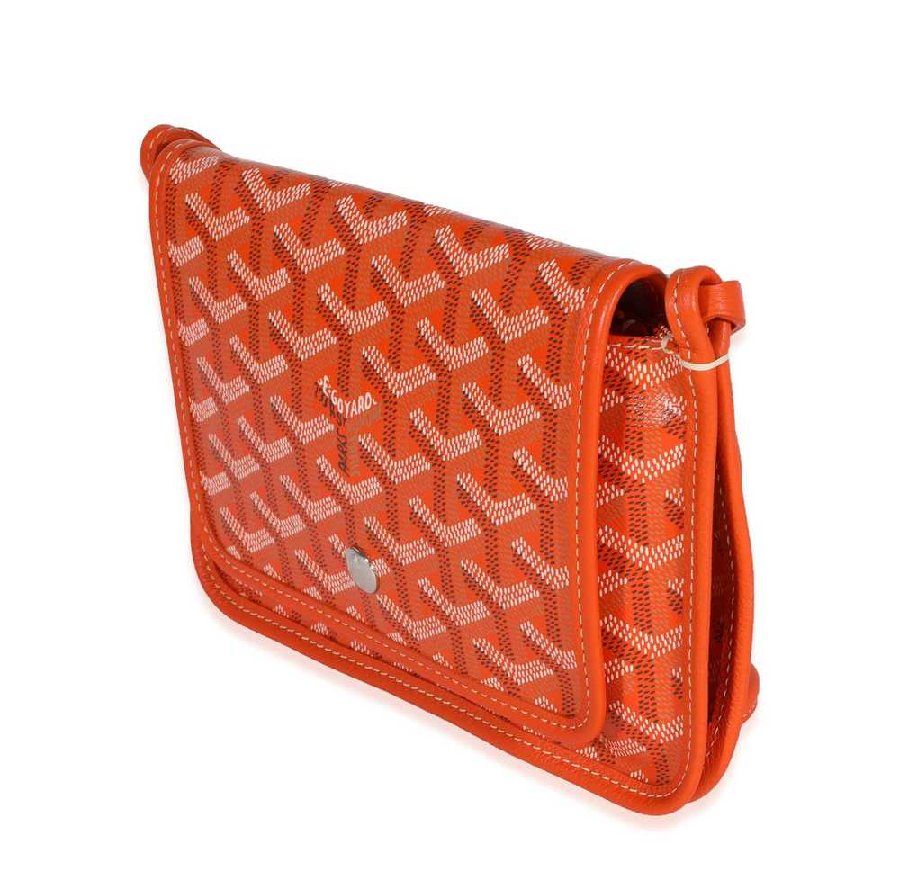 Goyard Goyard Orange Goyardine Canvas Plumet Cros… - image 2