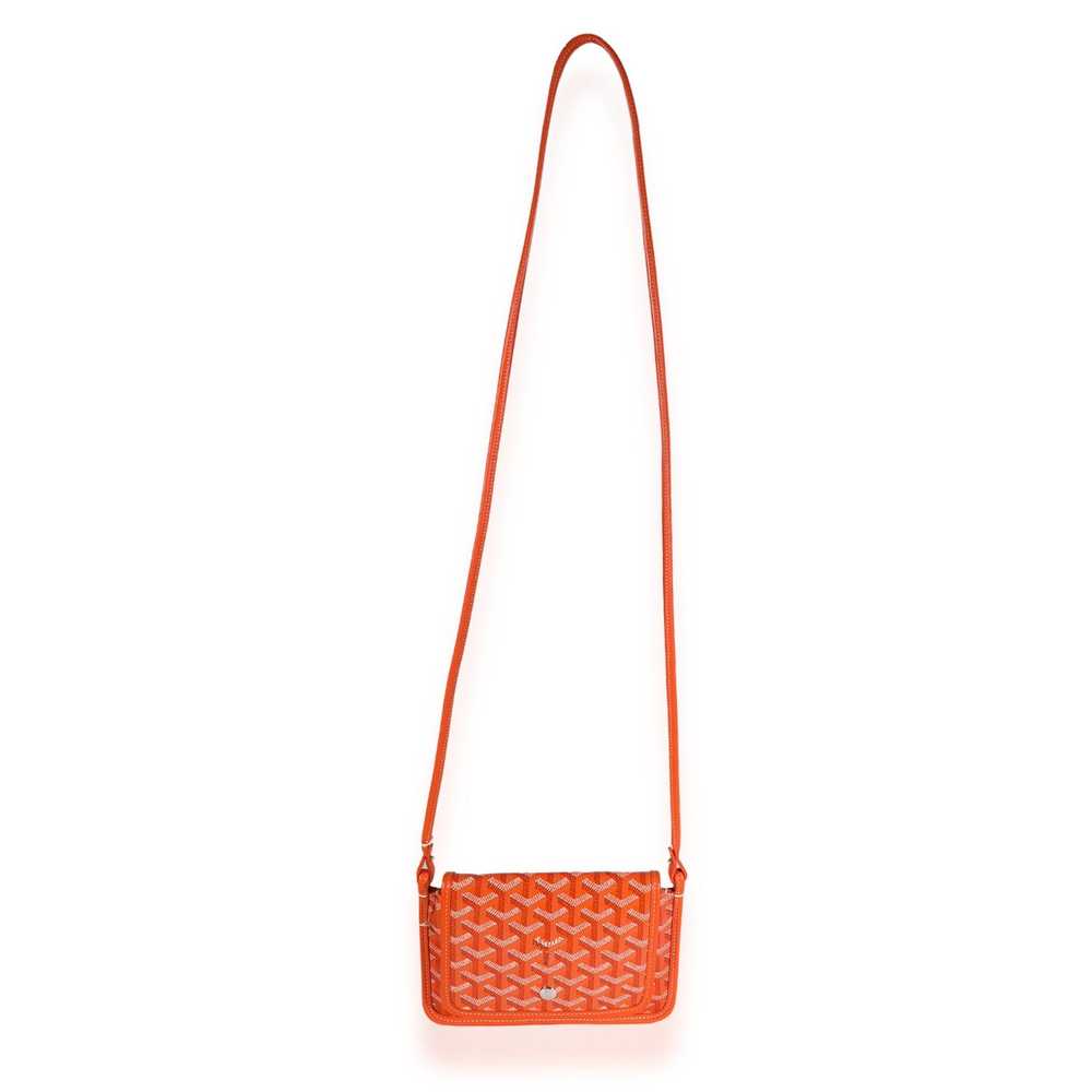 Goyard Goyard Orange Goyardine Canvas Plumet Cros… - image 4