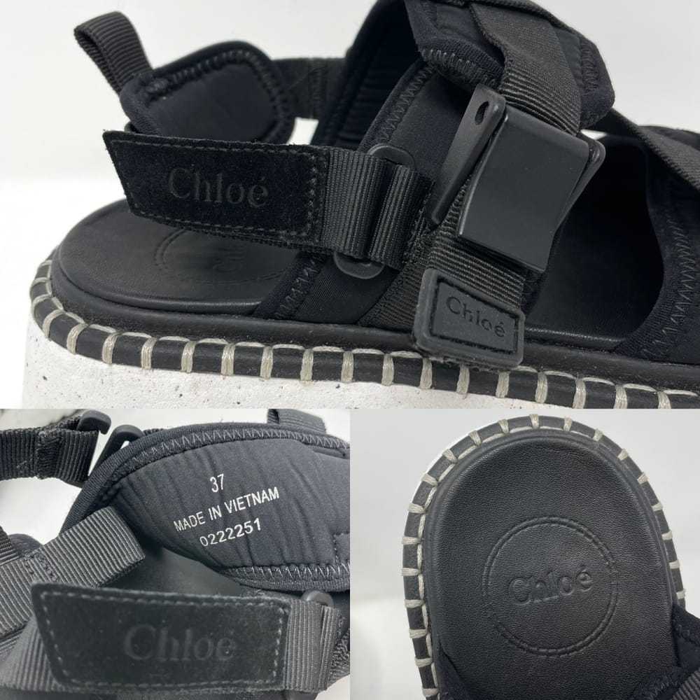 Chloé Lilli cloth sandal - image 2