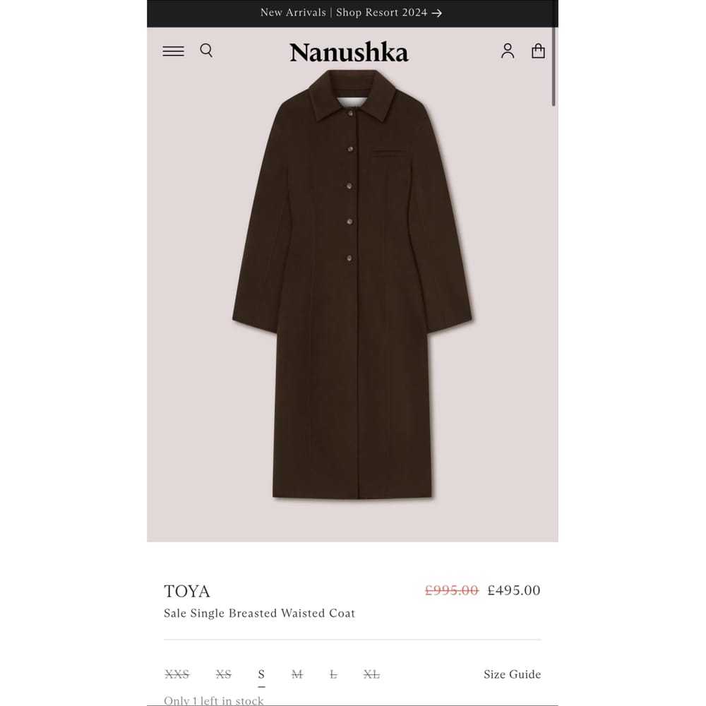 Nanushka Wool coat - image 2