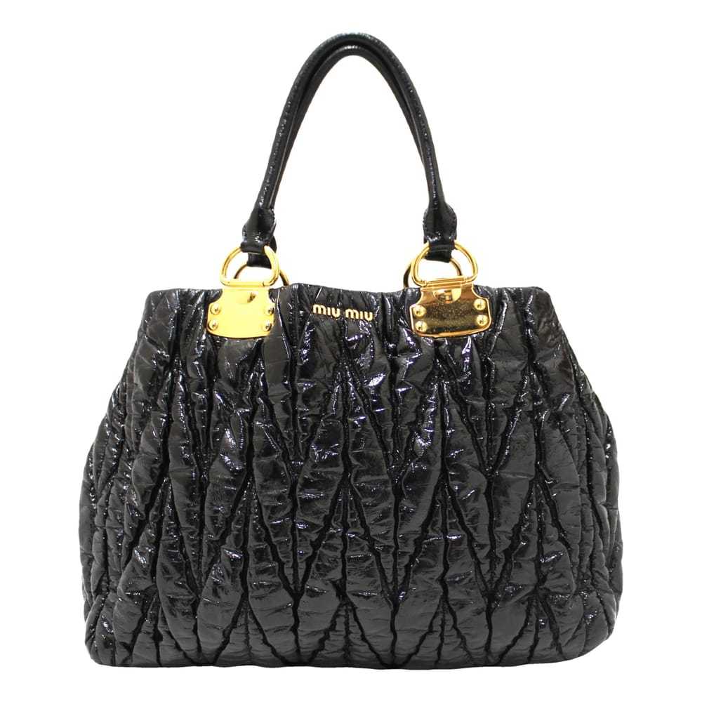Miu Miu Matelassé patent leather handbag - image 1
