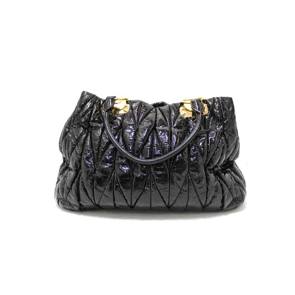 Miu Miu Matelassé patent leather handbag - image 2