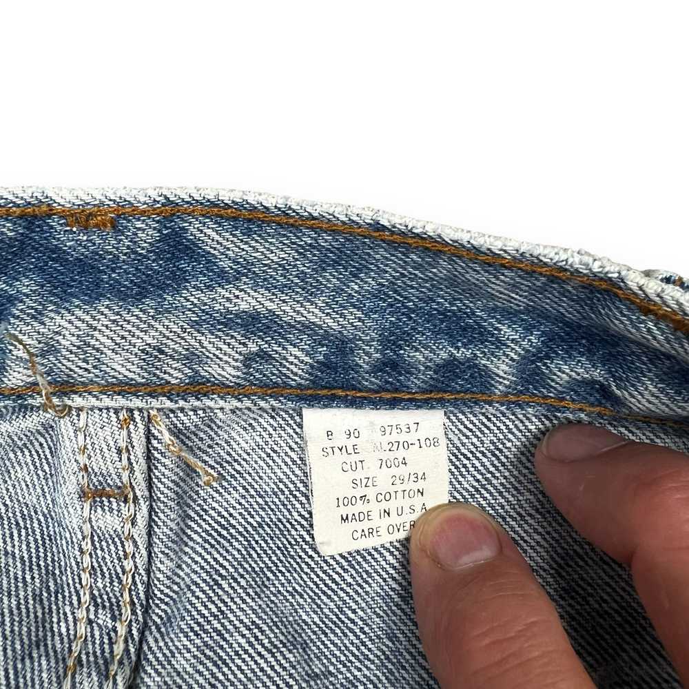 Levi's Acid Wash Denim Jeans - image 8