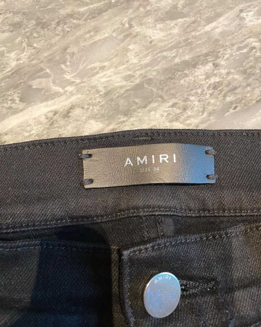 Amiri Amiri Black Cotton MX1 Jeans - image 4