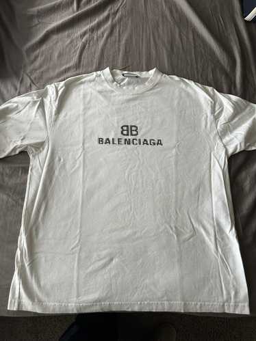 Balenciaga BB Pixel Boxy T-Shirt Blue - FW21 - US