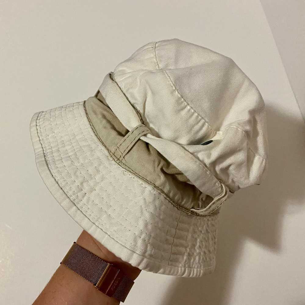 Vintage Totes Y2k White Bucket Hat Water Sport Ha… - image 5