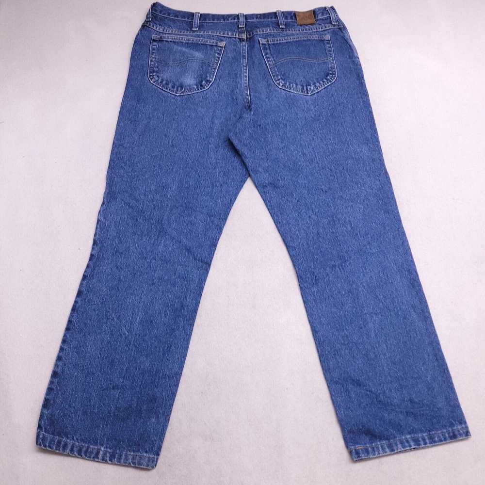 Lee Lee Casual Button Denim Medium Wash Jeans Men… - image 10