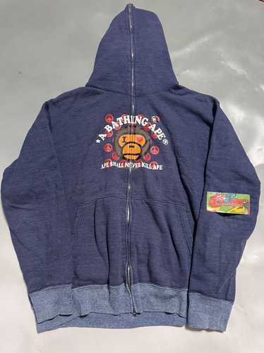 BAPE BABY MILO ネイビー スウェット M ベイプスタ Bape bape milo navy - Gem