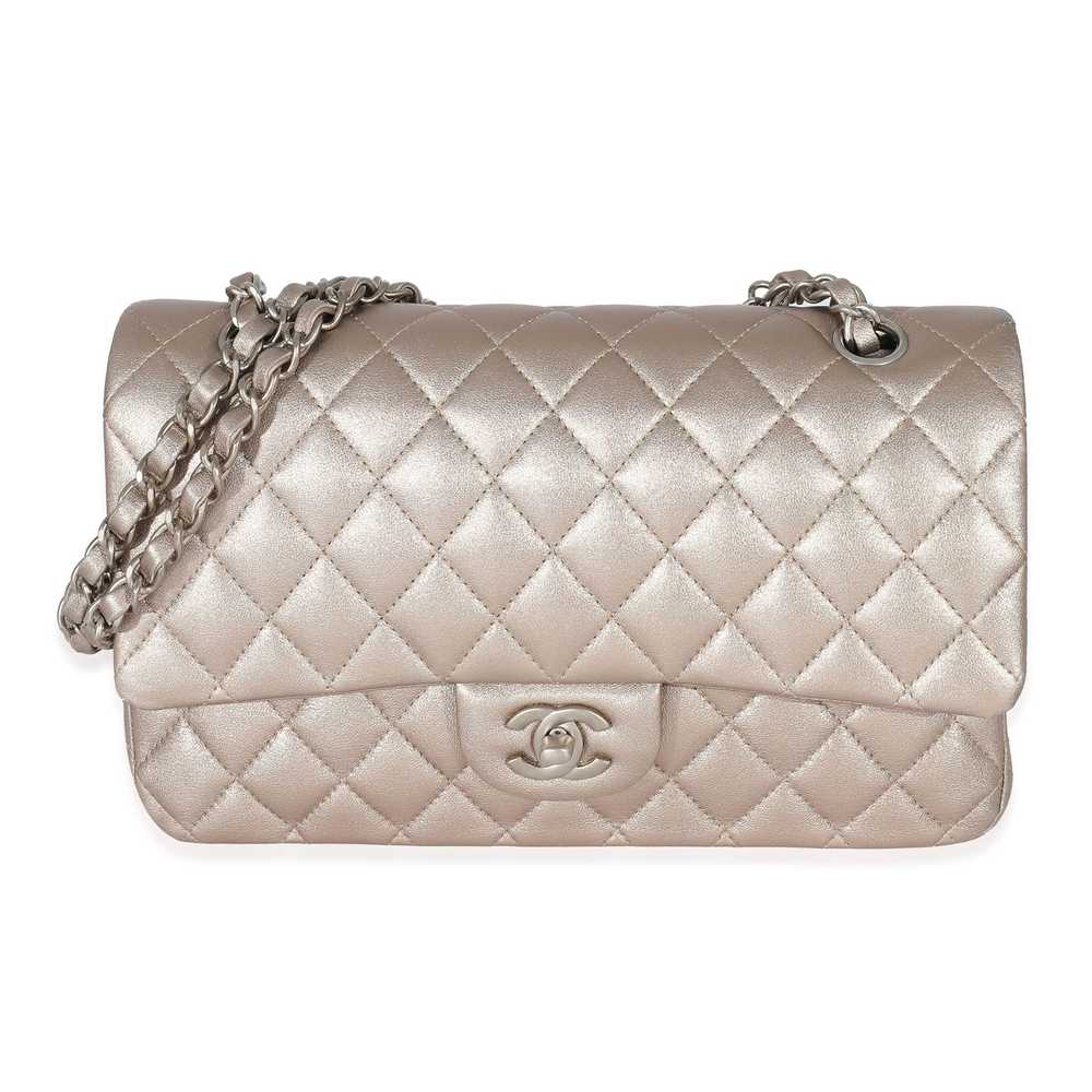 Chanel Chanel Gold Metallic Lambskin Medium Class… - image 1