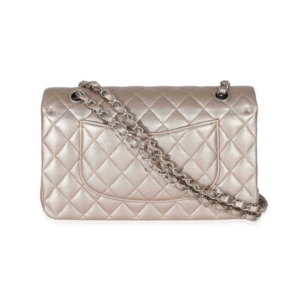 Chanel Chanel Gold Metallic Lambskin Medium Class… - image 3