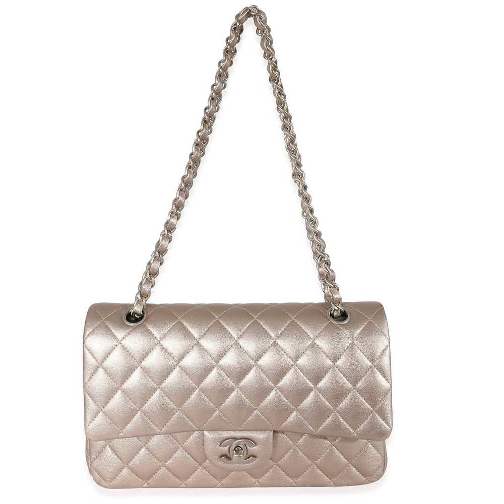 Chanel Chanel Gold Metallic Lambskin Medium Class… - image 7